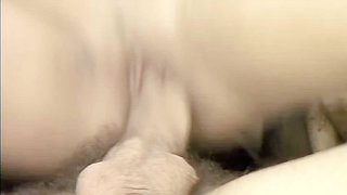 2 Cocks Cum on This Beautiful Slut's Face