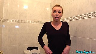 Angel Emily's Wild Passion in Public Restroom