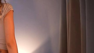 Vulva rubbing close up with blonde handling monster dildo