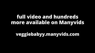 Veggiebabyy spreads her big ass and tight asshole - jerk off encouragement JOI in HD
