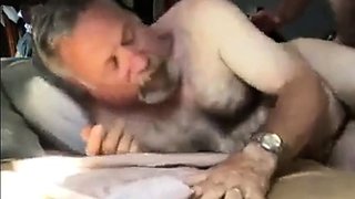Bareback Daddy Gets Fucked Hard