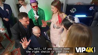 VIP4K Wedding Bride Gets Anal and Double Penetration Surprise