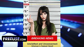 Unhinged Lana Smalls Walks the Streets Naked Until Johnny Palms Catches Her