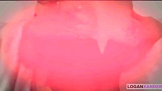 Petite Sexual Freak Gags And Bounces On Logan Xanders Big Cock