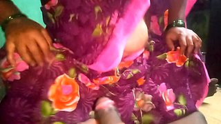 Priya Aunty Handjob with Boy Friend Cock