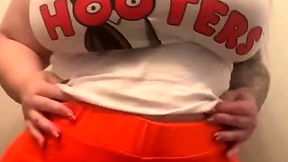 Big Boobed Blonde Masturbates With A Dildo In The Bathroom