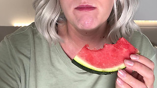 Juicy Watermelon Mess - Soaking Wet Pants Surprise!