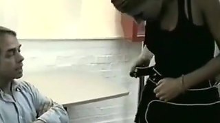Female office workers spanked by boss (vintage spanking)