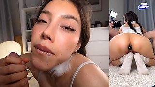Intense Anal & 💦 Squirt HUGE Cumshot on My Face!