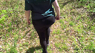 Ass and Boobs Pounding in the Woods