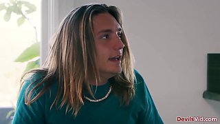 Stepmom satisfying stepsons sexual needs