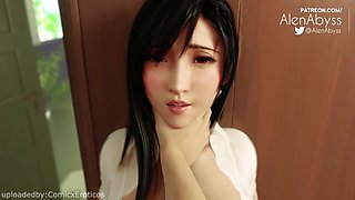 Alone at home with Tifa!