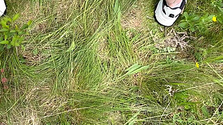 Public / Outdoor: German Slut Is Fucking in the Park (risky!)