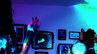 Neon Raver Lays a Clutch of Eggs in Uv Then Pushes Them All Out and Pisses: Ovipositor and Egg Play Seduction