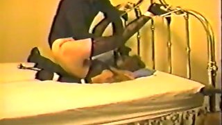 Horny amateur Spanking, Retro porn video
