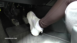 Mistress Jenna Exercises Power Over His Car