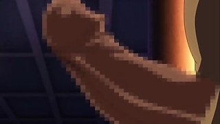 Chained hentai ghetto with bigboobs brutally monster fucked