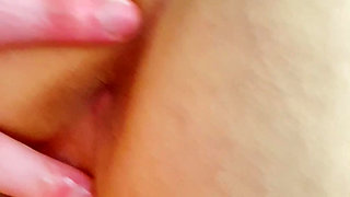 My tight pussy squeeze and grips his dick till he explodes inside condom