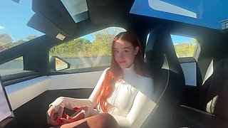 Taking My Best Friend's Girlfriend's Virginity - Creamy Car Sex With Rosie Rider