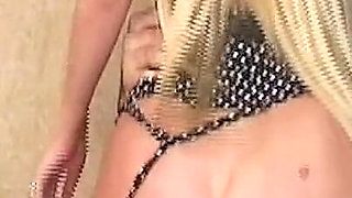 Busty Blonde MILF Gets Tits Sucked and Pussy Fingered Hard