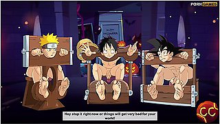 Naruto Halloween With Car Toon