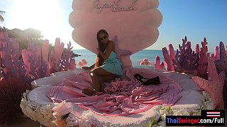 Big ass Thai GF anal after social media