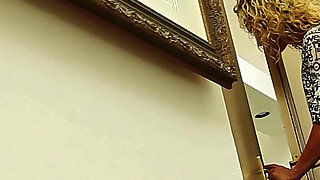 Hung Stud Catches Horny Brunette Masturbating Before They Fuck