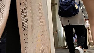 Amateur ass rammed outdoors