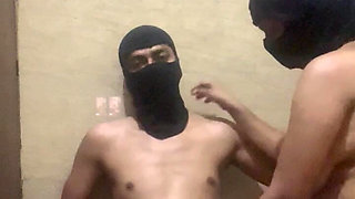 Fucking in a bathroom