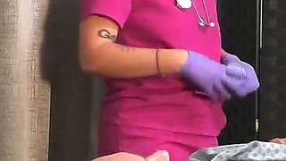 Nurse Ayla Aysel Gets Her Patient Relaxed for Surgery with Handjob