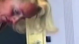 Busty Mature Blonde Creampied and Fingers Dripping Pussy