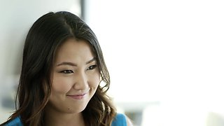 BLACKED Asian Babe Jade Luv Screams on Massive Black Cock