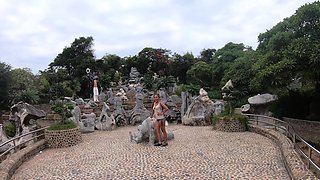Crocodiles feeding and amateur Thai girlfriend ass spanking