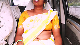 Indian Car Sex. House Maid Try to Fucking with House Owner. Telugu Dirty Talks.