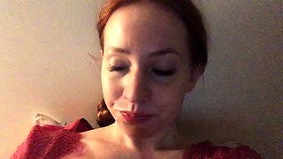 Amateur striptease and Solo masturbation