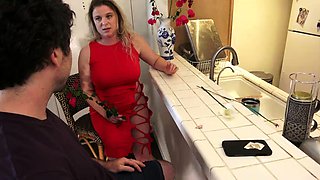 Stepmom gets pics for anniversary of secretary sucking
