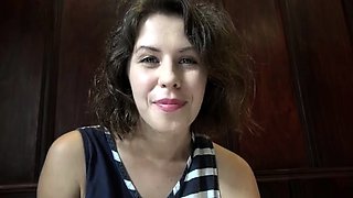 Brunette Couch Webcam Solo Fun Masturbating
