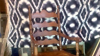 Risky Pregnant Furniture Slut