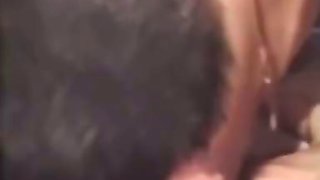 Retro orgasm on the throbbing dick