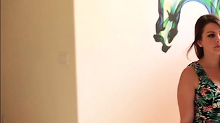 Chubby teen gets her Oldmans big hard dick in the shower