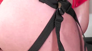 Camilla and Alora Lux Strapon Fucking
