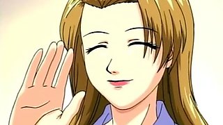 Anime delivery boy seduced by a hot redhead