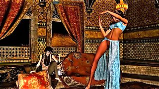Sultan Empties His Family Jewels - Exotic 3D hentai adult