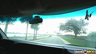 Redhead Paid to Fuck in the Bus