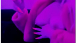 Smoking Bimbo Doll In Fur And Latex With Lina Paige