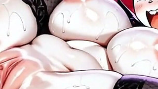Anime Girl Pussy Destroyed - Crazy Loud Moans & Filled with Thick Cum