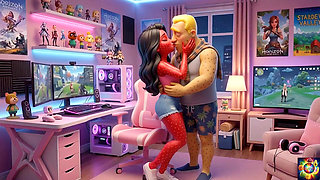 Gamer Room Late Night Romance - Ai Hentai Asmr