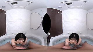 Japanese delivers passionate vr pov porn