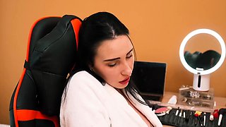 Virgin step Son caught masturbating and make her Pregnant