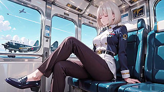 Sun-drenched Lazy Trap: After the Pilot Disembarks From the Plane